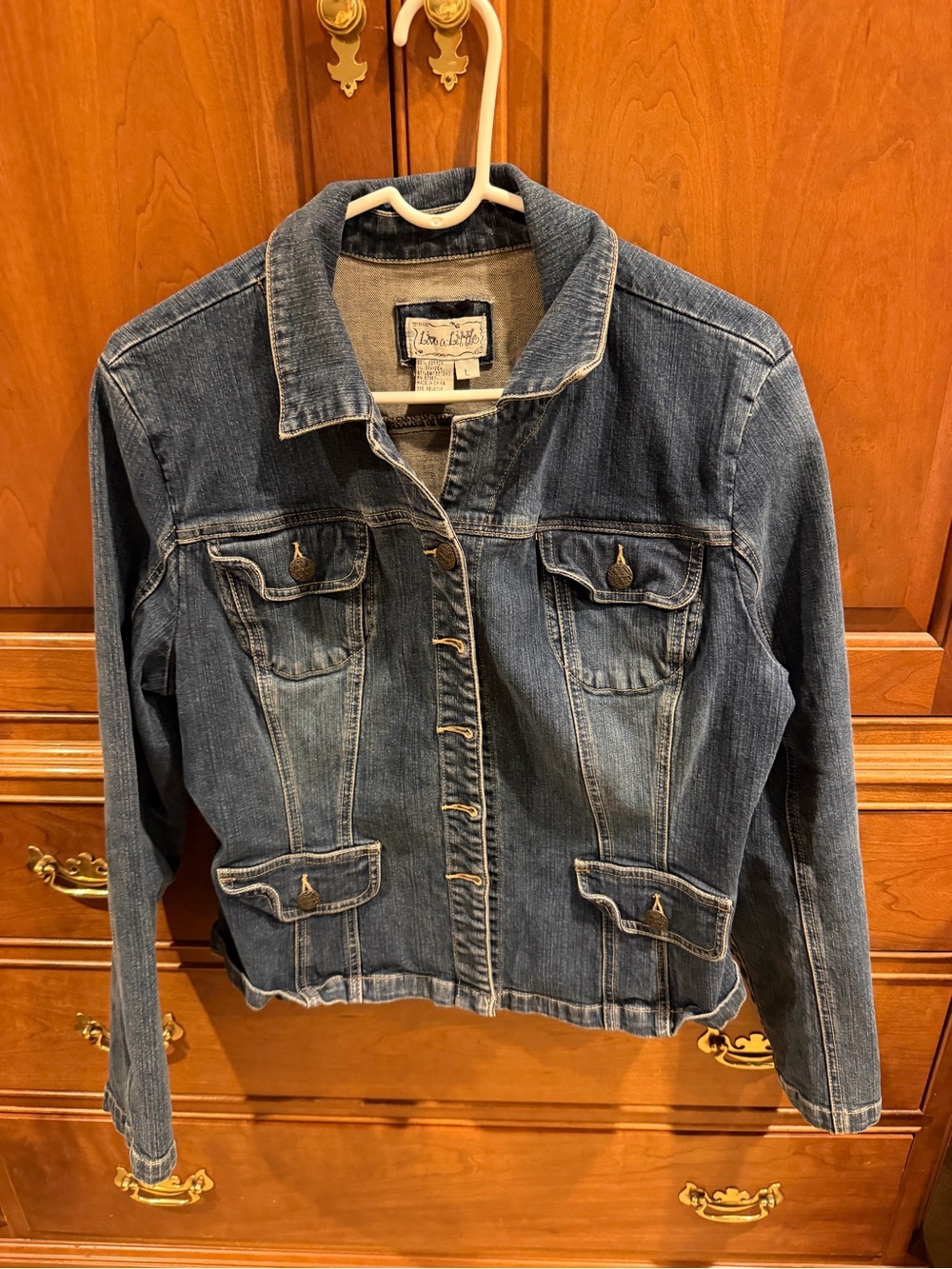 Women's Classic Denim Jacket in Blue